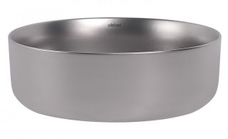 Раковина ABBER Bequem AC2108MS 36см серебро матовое